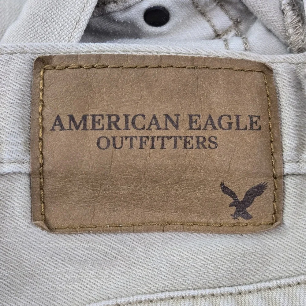American Eagle Outfitters Men Jeans 33/32 Beige Pants Khakis Twill 30